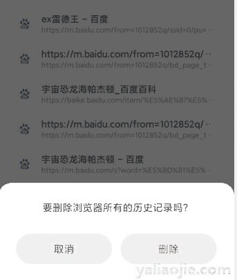 浏览器历史记录如何设置？